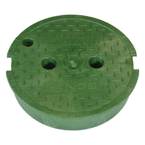 10" Round Green Irrigation Control Valve Pro-Spec Valve Box Cover | NDB211C