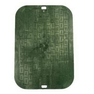 13" x 20" Rectangular Green Irrigation Control Valve Pro-Spec Valve Box Cover | NDB317C