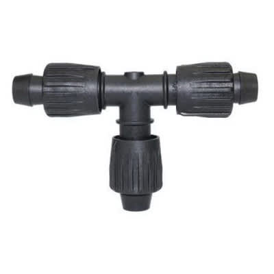 16 to 18 mm Hose x MPT Tee | TOLTLT