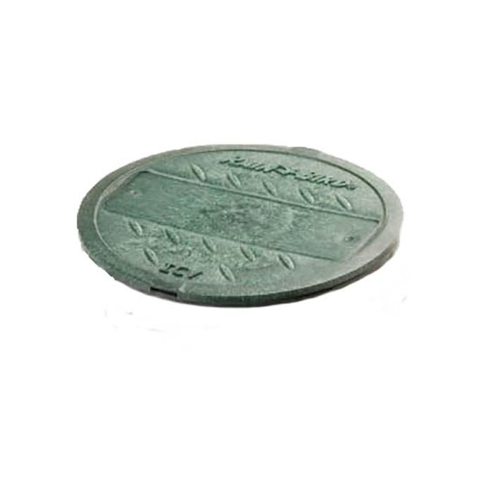 7" Round Green Irrigation Control Valve VB Round Valve Box Lid | RBBVB7RNDGL