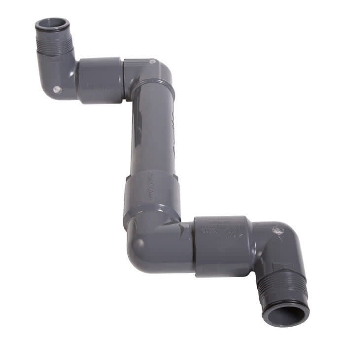 1-1/2" Acme 18" L Dark Gray Swing Joint | RBGSJ1815033SS