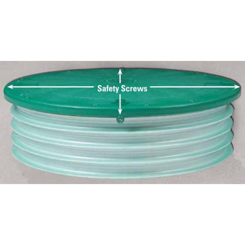 24" Dia Flat For IPEX PVC Ribbed Pipes Corrugated Pipes Riser Lid | TFT24RISLFLAT