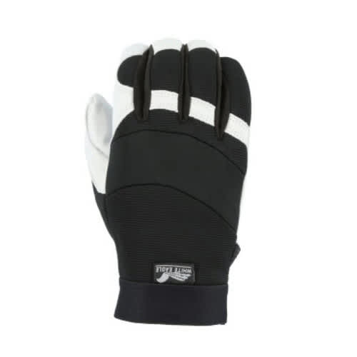 2153T Series Goatskin Leather Black/White Eagle A-Grade Mechanics Gloves | YLS2153T