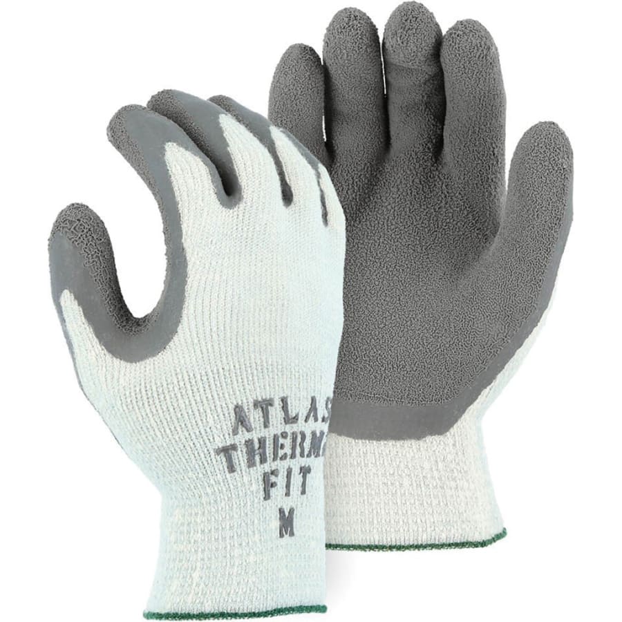 Cotton/Polyester Latex Coating Gray Seamless Gloves | YLS301TF