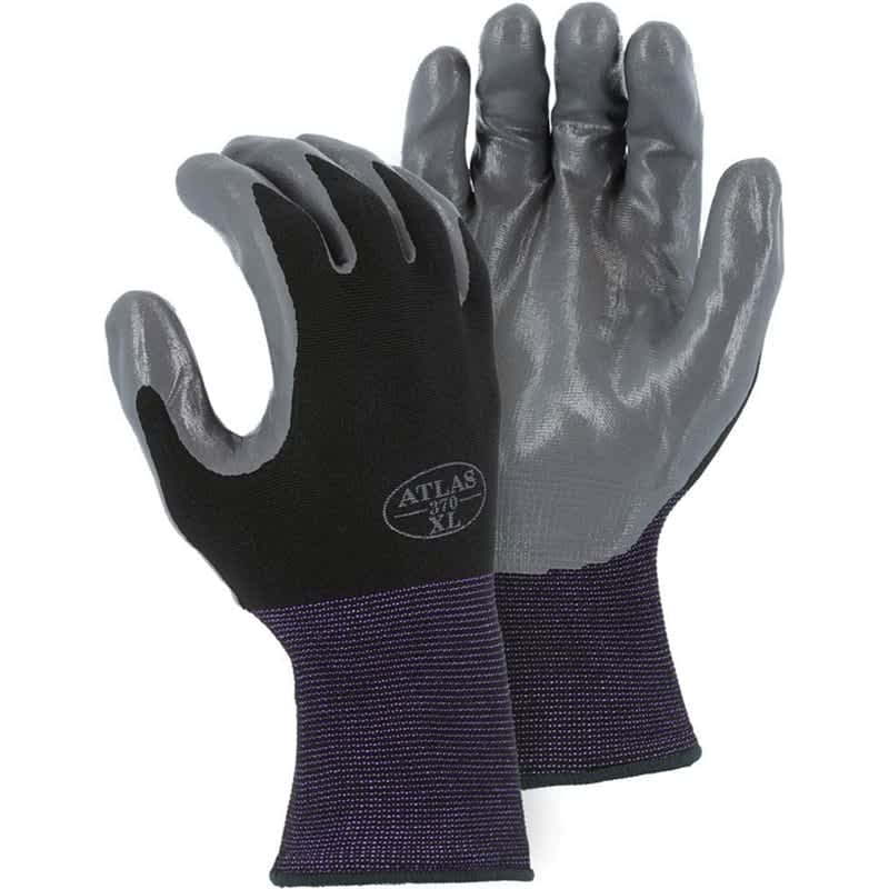 Medium Nitrile Black Gloves | YLS370BM