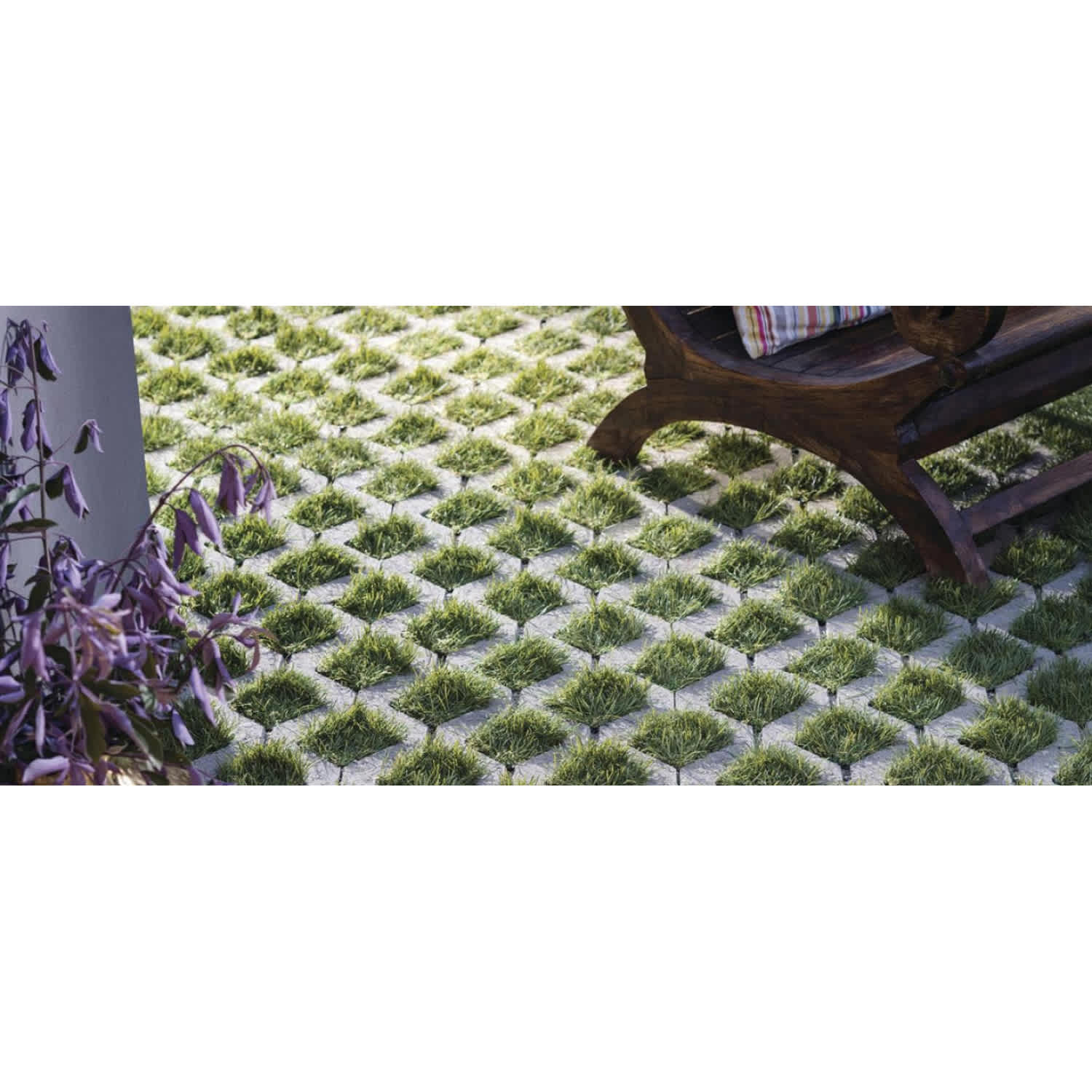 Belgard Turfstone Permeable Paver, 15-3/4" x 23-5/8", Gray | 10300135
