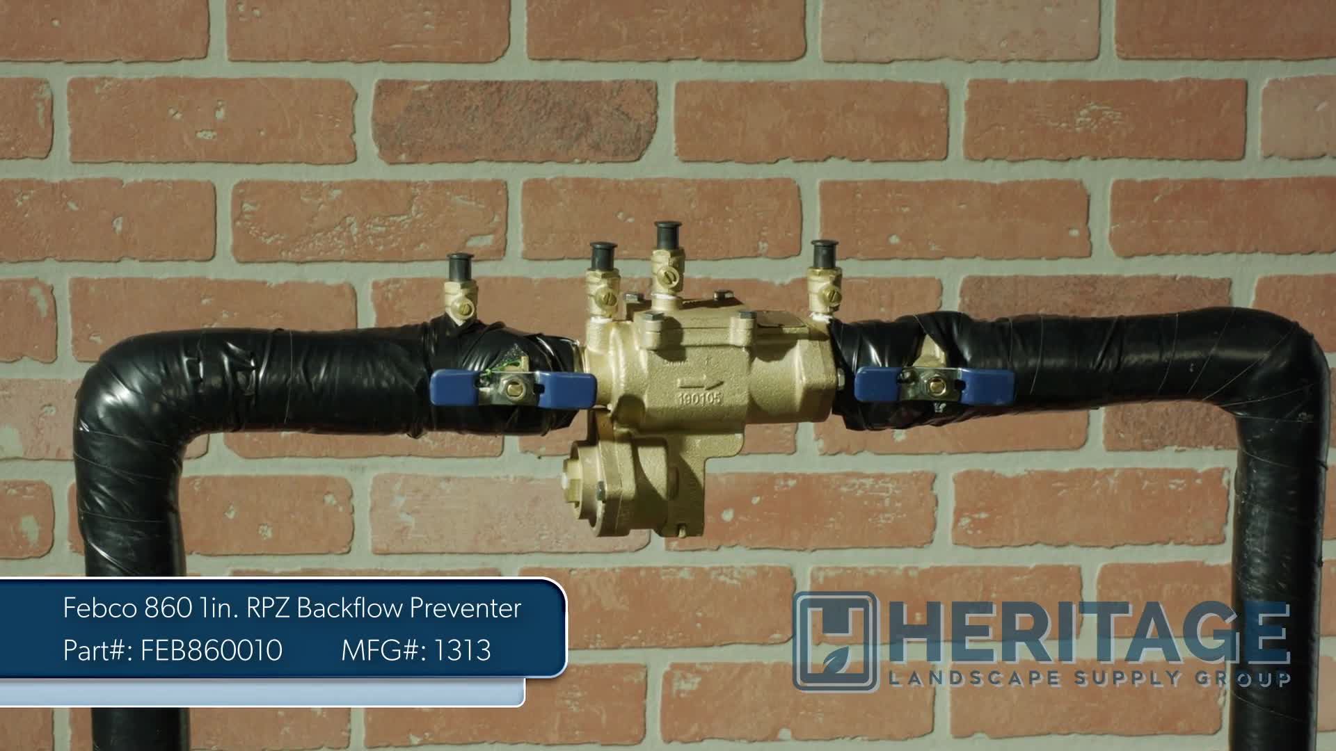 Febco 860 1in. RPZ Backflow Preventer FPT | FEB860010