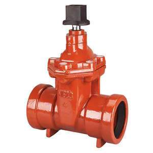 2" Push-On Fusion-Bonded Epoxy Coated Lead-Free Cast Iron 250 psi P-619-RW Series Resilient Wedge Gate Valve | NIBP619RW020