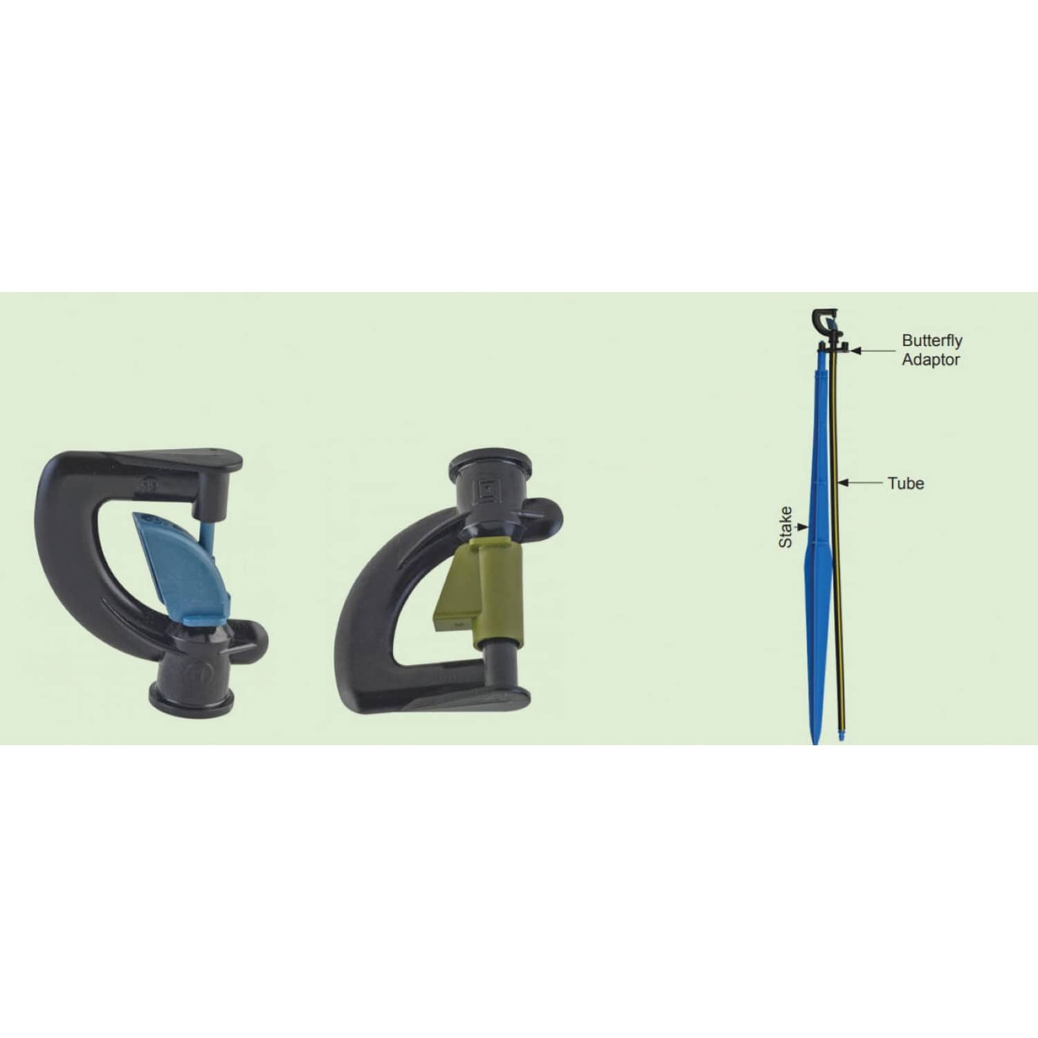 25 to 397 Lph Black/Green Modular Sprinkler | AGP16110233