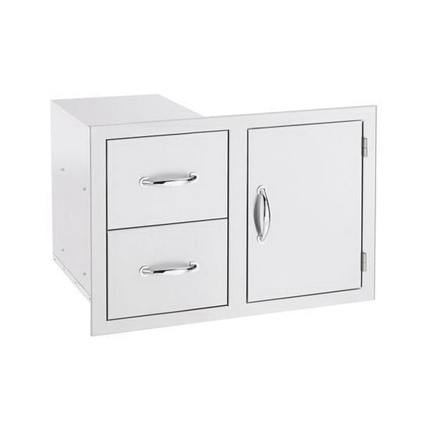 36" 304 Stainless Steel 2-Drawer and Access Door | SUMSSDC236