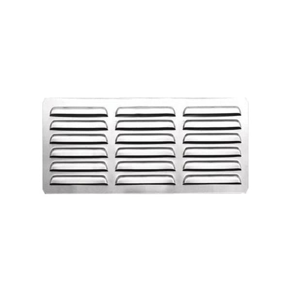 6" x 12" 304 Stainless Steel with Masonry Frame Return Island Vent Panel | SUMSSIV12M