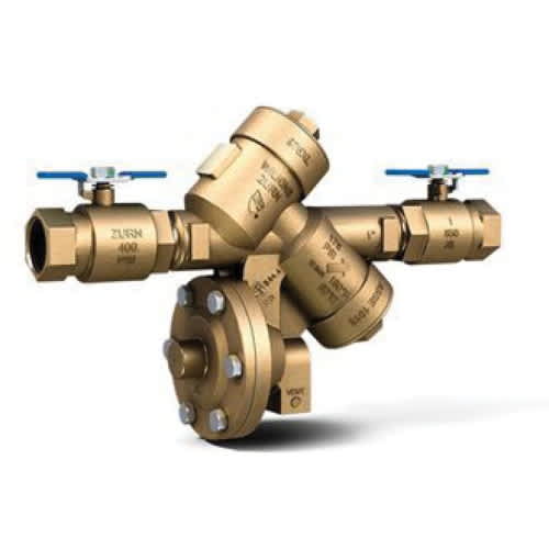 1" Female Threaded Cast Bronze 175 psi 975XL Series Reduced Pressure Principle with Y Type Strainer Backflow Preventer | WLK975XLUS010