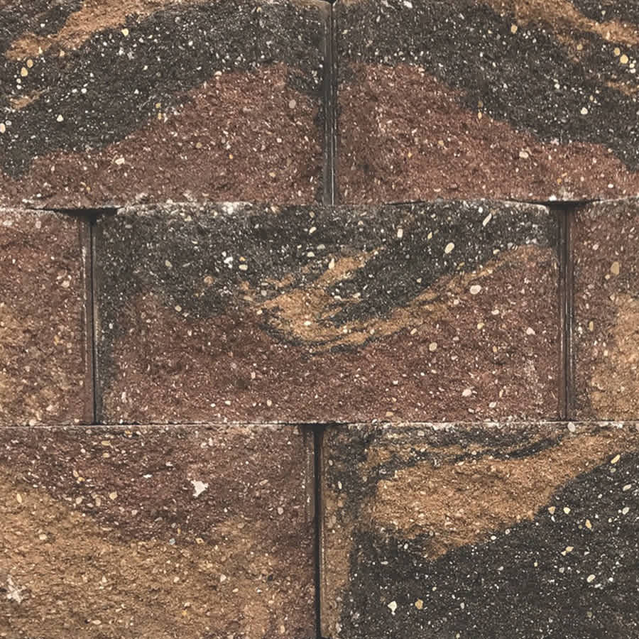 8" x 17-1/2" x 12" Harvest Diamond Pro Legacy Retaining Wall | BEL16050396