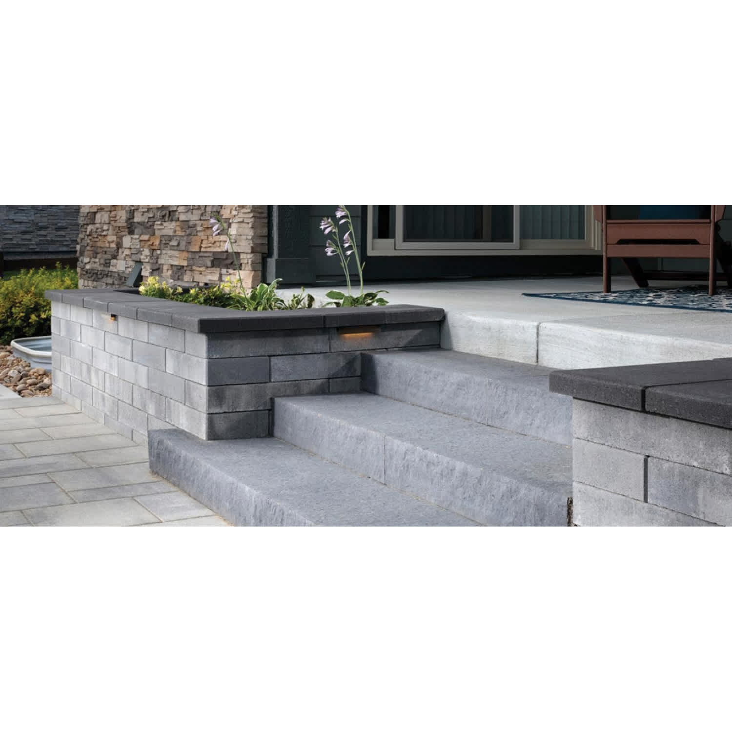 6" x 48" x 18" Bluestone Landings Step Unit | BEL16201620