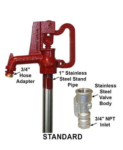 3/4" NPT x Hose Thread 44-1/2" C-1000 Series High Capacity Frost-Proof Yard Hydrant | MRHC7501