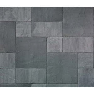 Basalite Building Products Stone Paver, 12" x 12" Torino Interlocking Artisan Slate Premier | 100070481