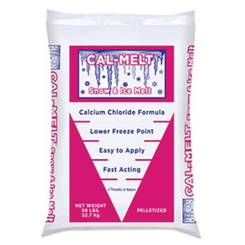 50 lb Bag Granular Pink Ice Melt | ICECALMELT50