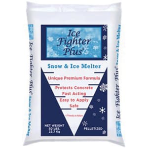 50 lb Bag Granular Blue/White Ice Melt | ICEFIGHTERBAG50