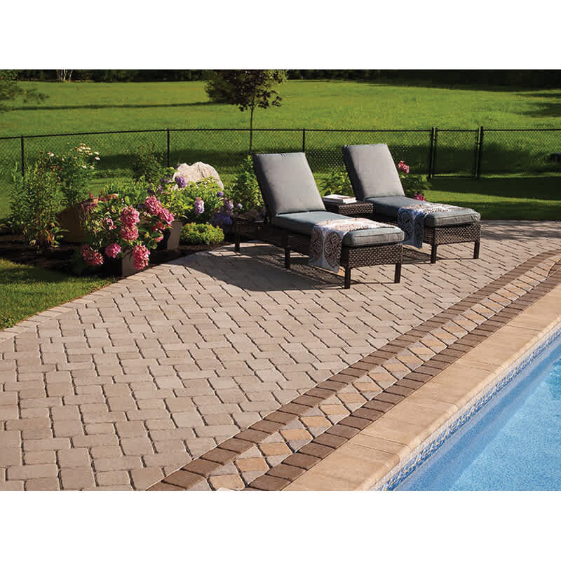 Techo-Bloc Parisien Paver, 19-1/2" x 32-1/2, Chestnut Brown | 000032