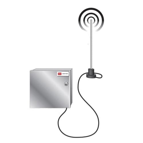Small Blue Stainless Steel 1 Ethernet Port Communication Termination Module | TECCTMWS3