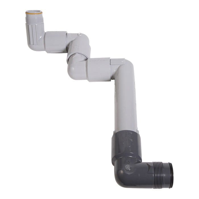 1-1/2" x 1-1/4" Reducing Acme x Acme 1-1/2" x 12" Light Gray Swing Joint | RBGSJ12125R3ST