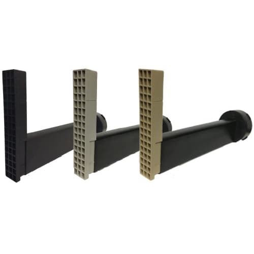 SRW Products Wall Drain Grate, 1-3/8" x 14-1/4" x 7-3/4" Wall Drain Pro® | WDP-GRAY