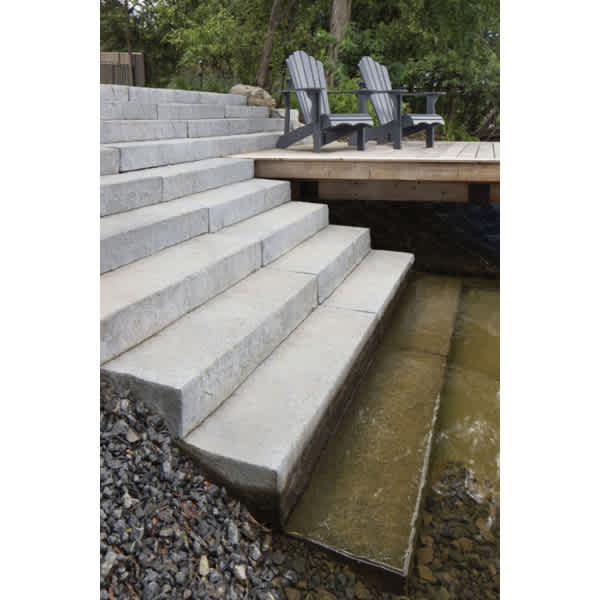 Techo-Bloc Stone Step, 15" x 48" Riviera Double Sided Rocka | 000484