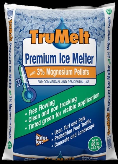 AgSalt Dead Sea Mag Ice Melter, 50 lb Solid Crystalline Light Green 3% Magnesium Pellet Premium | ICETRUMAG3