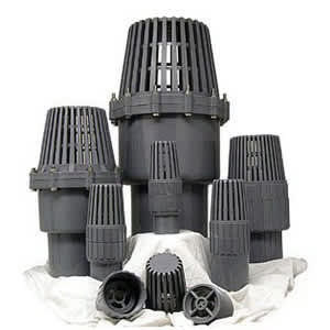 1-1/2" Threaded PVC 150 psi Spring Loaded Foot Valve | MUNFV150T