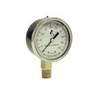 American Granby Pressure Gauge, 1/4" MIP EILPG Series Lead-Free Liquid Filled | AMGEILPG3024LNL