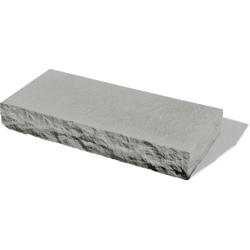 6" x 48" x 24" Gray Ledgestone Step | UNP3215482417401