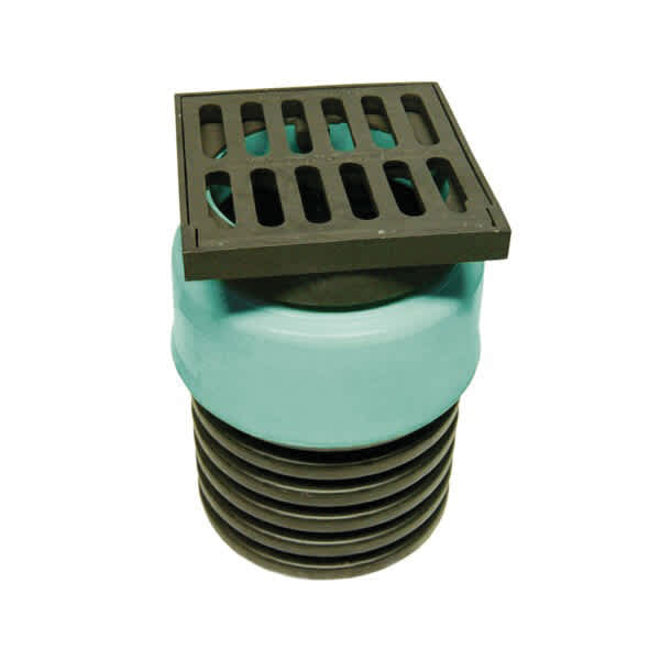 ADS Nyloplast Drain, Inline PVC with Grate 12" x8" | DFD2712AG8N