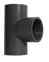 PVC Service Tee 3 in. x 3 in. x 1-1/2 in. Socket x Socket x Acme Reducing | 302337