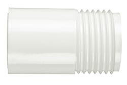 3/4" x 1/2" MHT x Slip White PVC Irrigation Hose Adapter