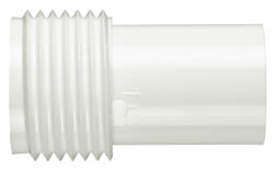 3/4" x 1/2" MHT x Spigot White PVC Irrigation Hose Adapter