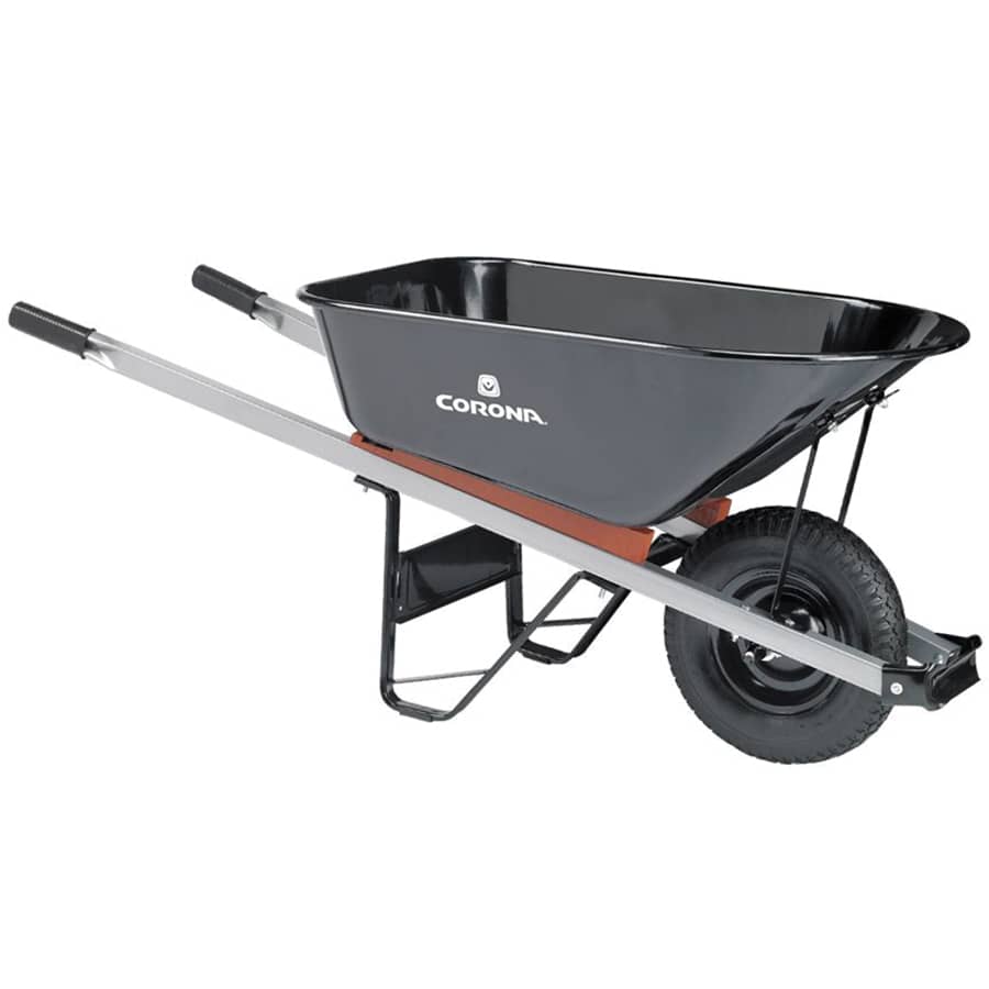 6 Cu-Ft Steel 4-Ply Heavy-Duty Wheelbarrow |  WB 2606K
