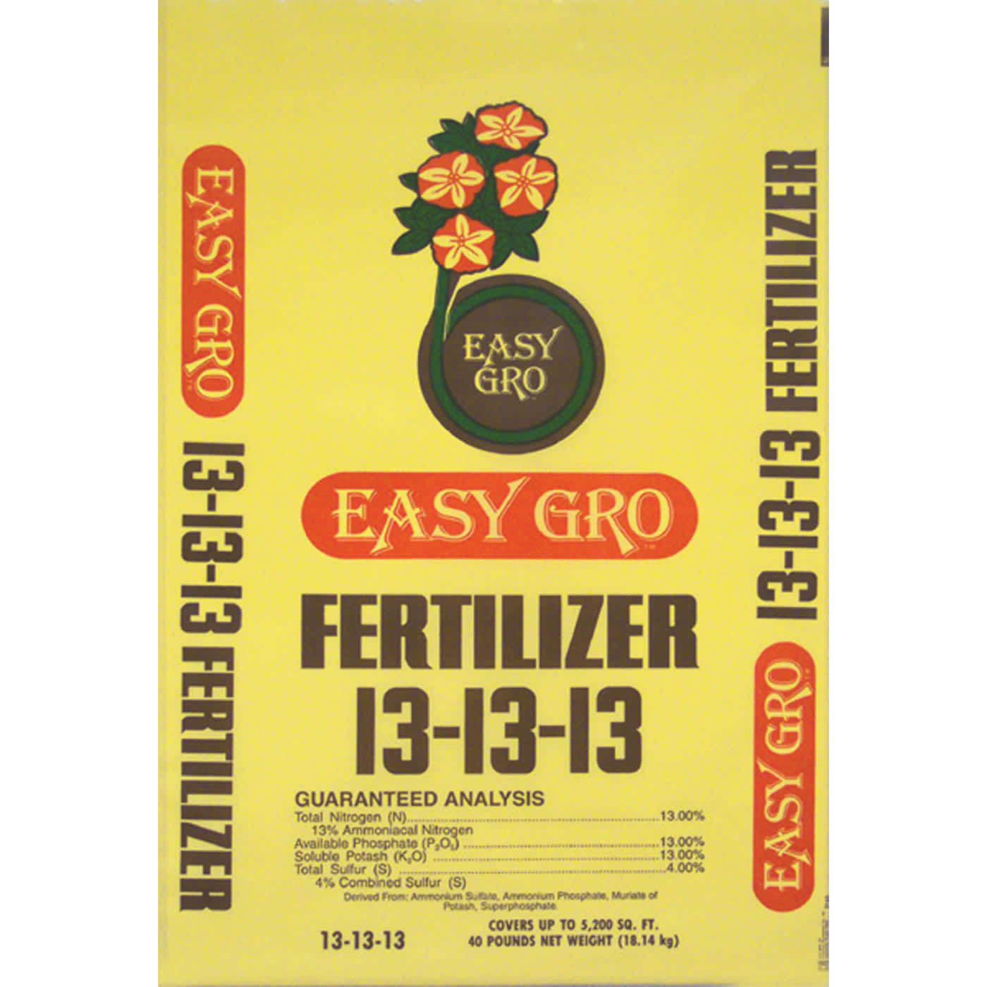 50 lb Bag All-Purpose Fertilizer 5,200 sq ft 13-13-13