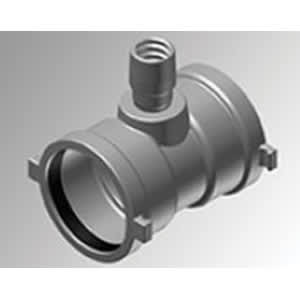 4" x 4" x 1-1/2" Gasketed Ductile Iron Reducing Swivel Tee | HRC8045403