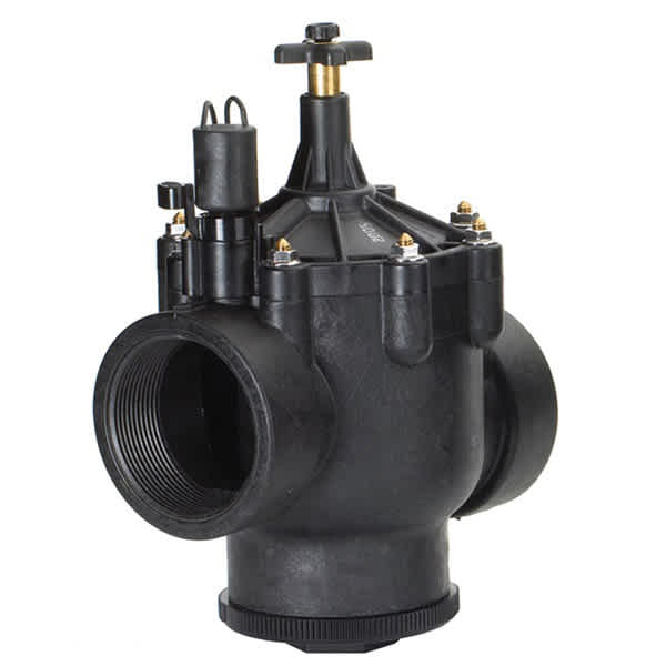 3" FNPT Glass Reinforced Nylon 10 - 100 psi 102 Series Electric Globe/Angle Valve | IRR102P3
