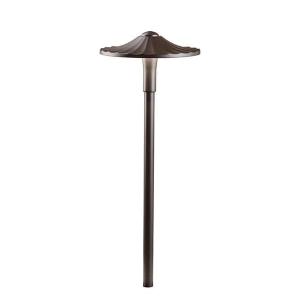 9 W 2700K LED Textured Architectural Bronze Path Light | KIC16125AZT27