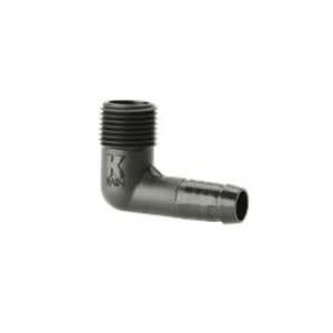 1/2" MNPT x Barb Swing Pipe Elbow | KRMSWPE050