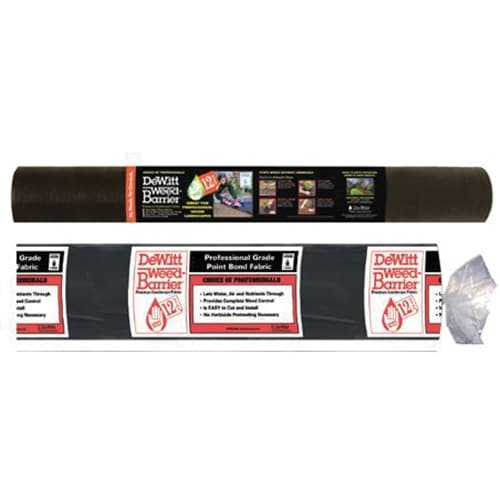 3' x 300' Polypropylene Black 3 oz Non-Woven Landscape Fabric | LAN12YR3X300