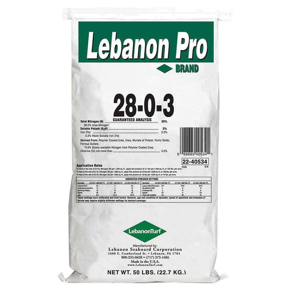50 lb Bag Granular Fertilizer 28,000 sq ft 28-0-3