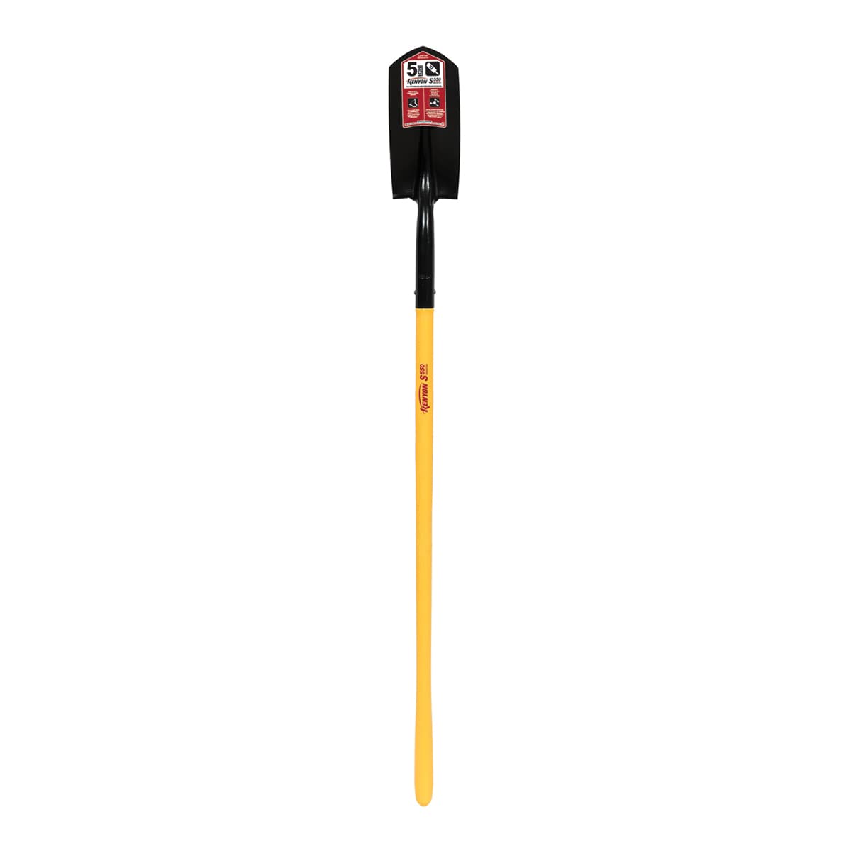 5" Steel Blade 14 ga 48" Polymer Handle Trenching/Cleanout Shovel | STR89195