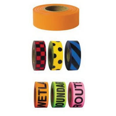 1-3/16" PVC Pink Taffeta Flagging Tape | TAPPINK