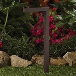 2.5 W LED Black Landscape Series Path Light | VISPR6570BWLB2ND