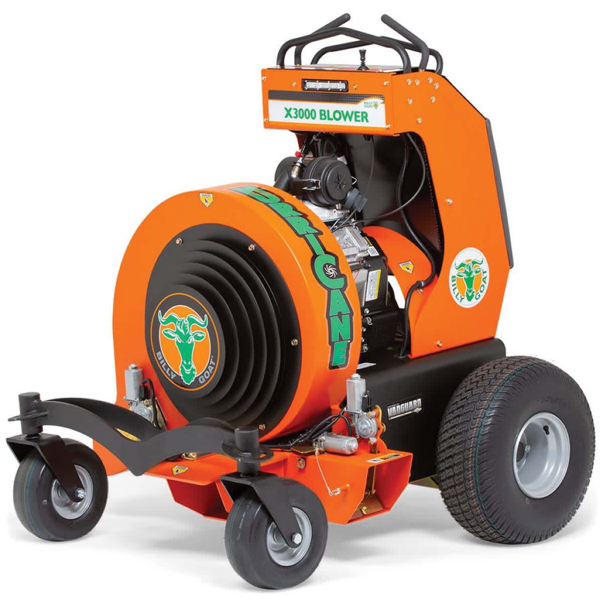 60" x 42" x 54" 10 Gallon Fuel 6500 cfm Hurricane Series Zero-Turn Stand-On Blower | BLGX3000