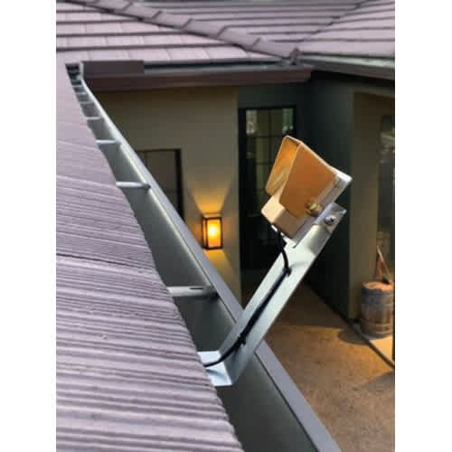 8.76" x 3.25" x 6.9" For Mini Beam Lamps Low Profile Gutter-Mount | BRIGUTTERMOUNT