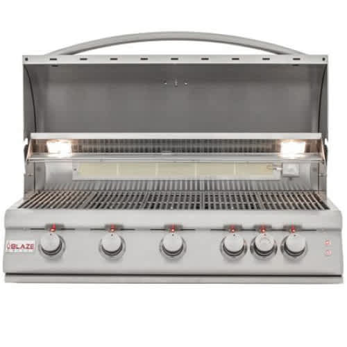 Blaze Grills Natural Gas Grill, 40" 80000 BTU 5-Burner 304 Stainless Steel LTE | BLZ-5LTE2-NG