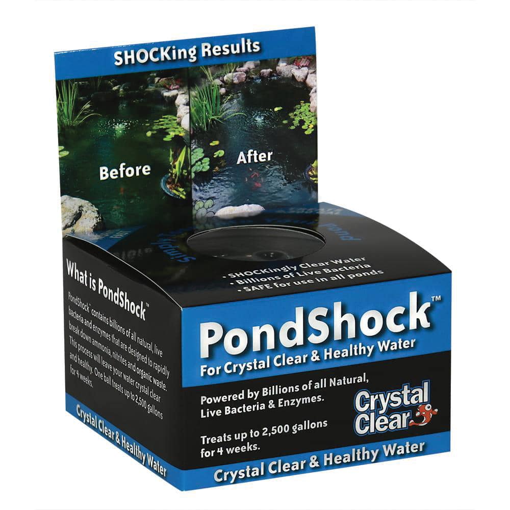 Airmax CrystalClear PondShock Beneficial Bacteria Block Clear, 1 Gel Ball | CCRCC023PS